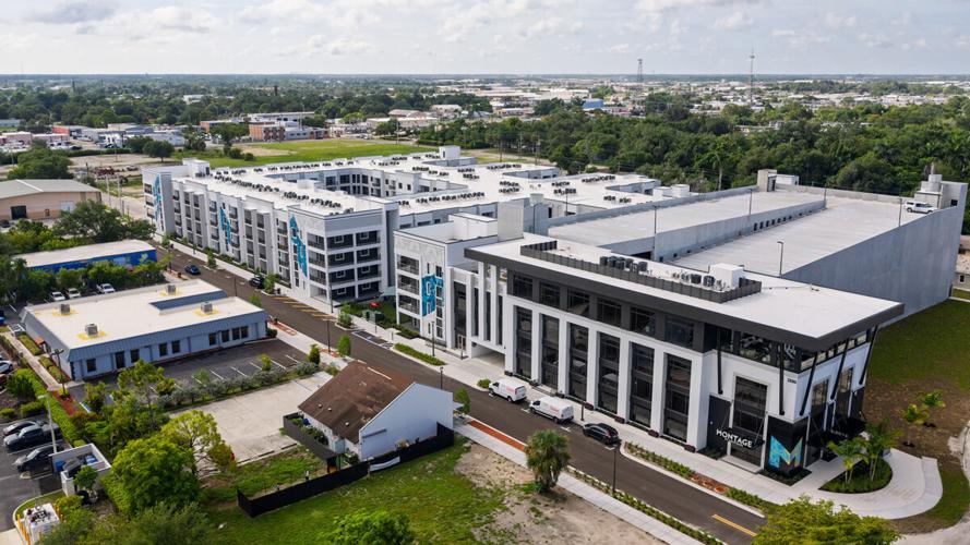 Aerial view of the completed Montage at Midtown in Fort Myers